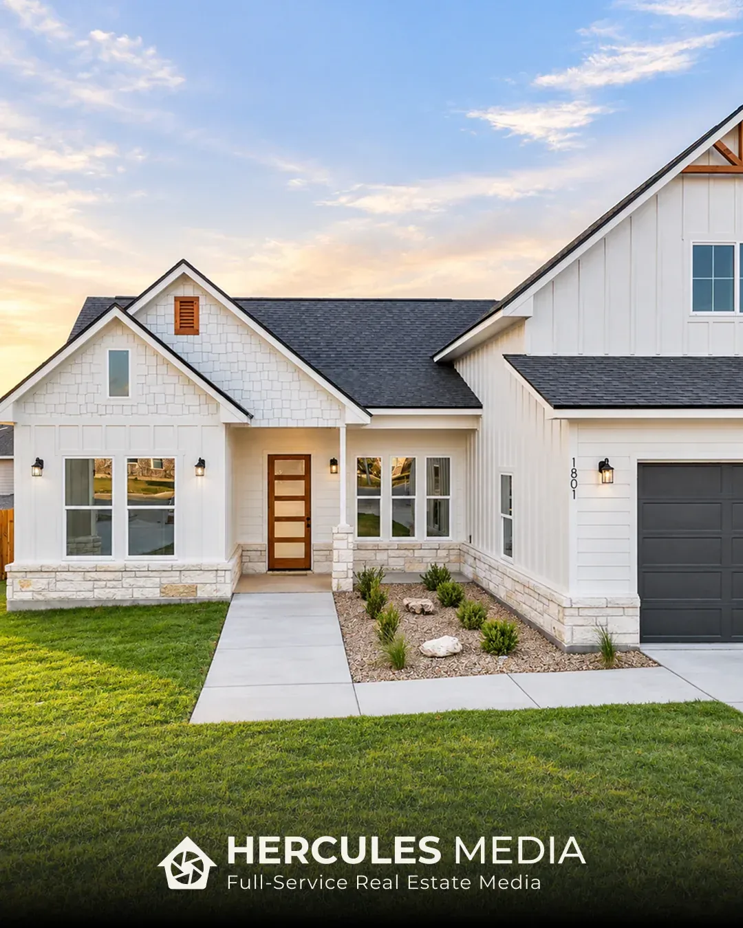 New Construction — Twilight Exterior